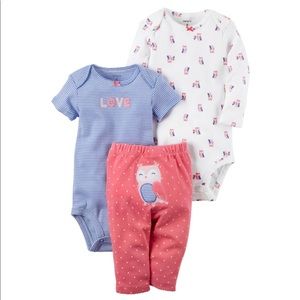 Carter’s 3-Piece Owl Set